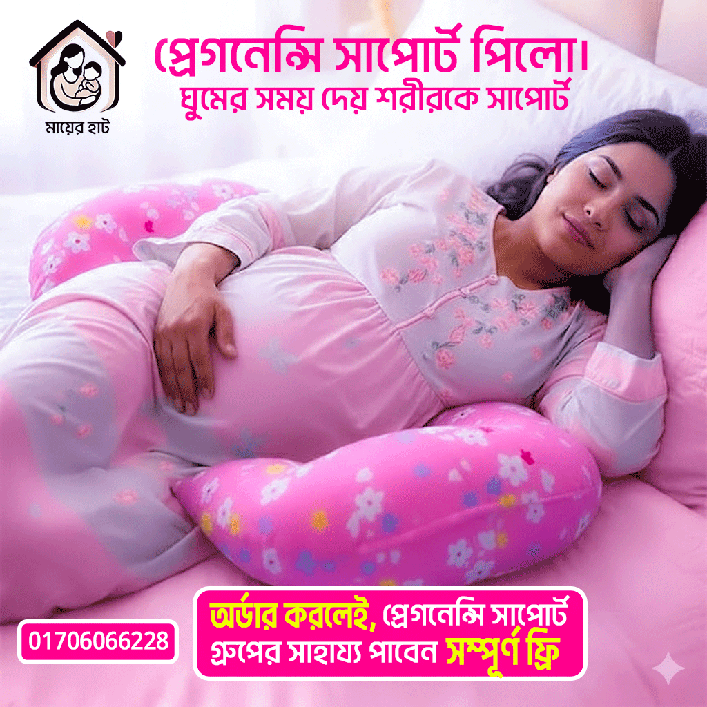 প্রেগনেন্সি পিলো Pink - ৪ পিছ - Image 2